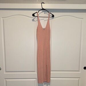 JustFab Strapless Blush Dress